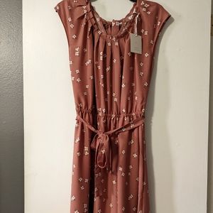 LaurenConrad Dress size L dusty rose color